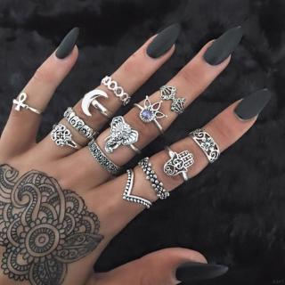 Set Nhẫn Đeo Khớp Ngón Tay Phong Cách Hàn Quốc