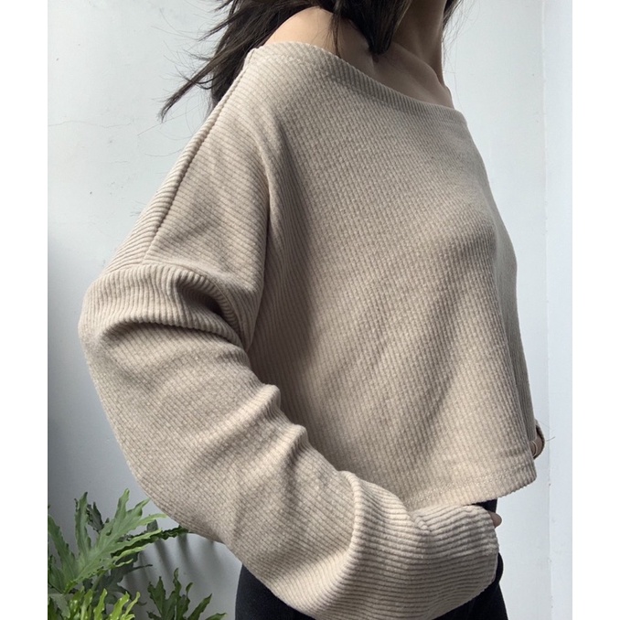 SP000973 Áo Unseethru (Brown) restock ngày 10/1- Tiệm Mềm Croptop