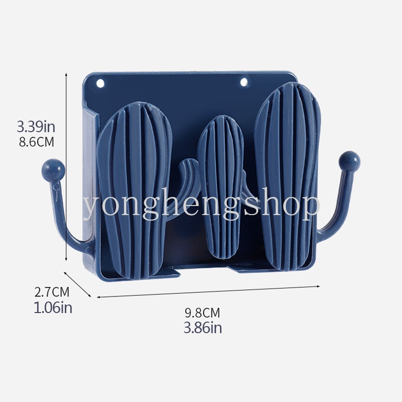 Giá Đỡ Điều Khiển Từ Xa/Điện Thoại Gắn Tường Hình Cây Xương Rồng Dễ Thương