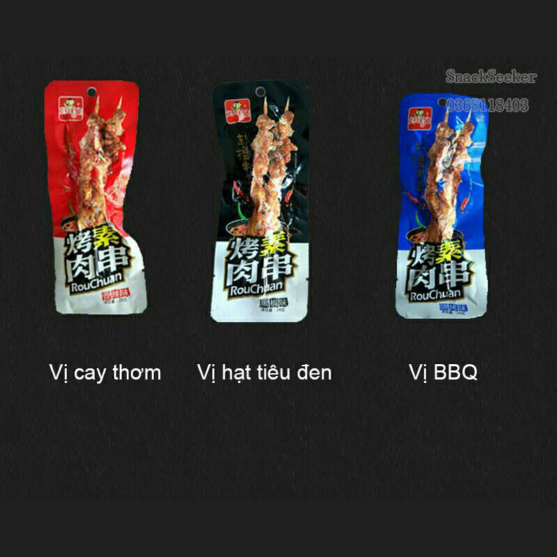 Xiên que tẩm vị hun khói thơm lừng