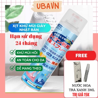 Bình Xịt Khử Mùi Hôi Giày Dép, Hôi Chân Tất Vớ, Thơm Tủ Giày Công Nghệ Nano Bạc Nhật Bản Năm 2022 Tặng Nước Hoa UBAVN024
