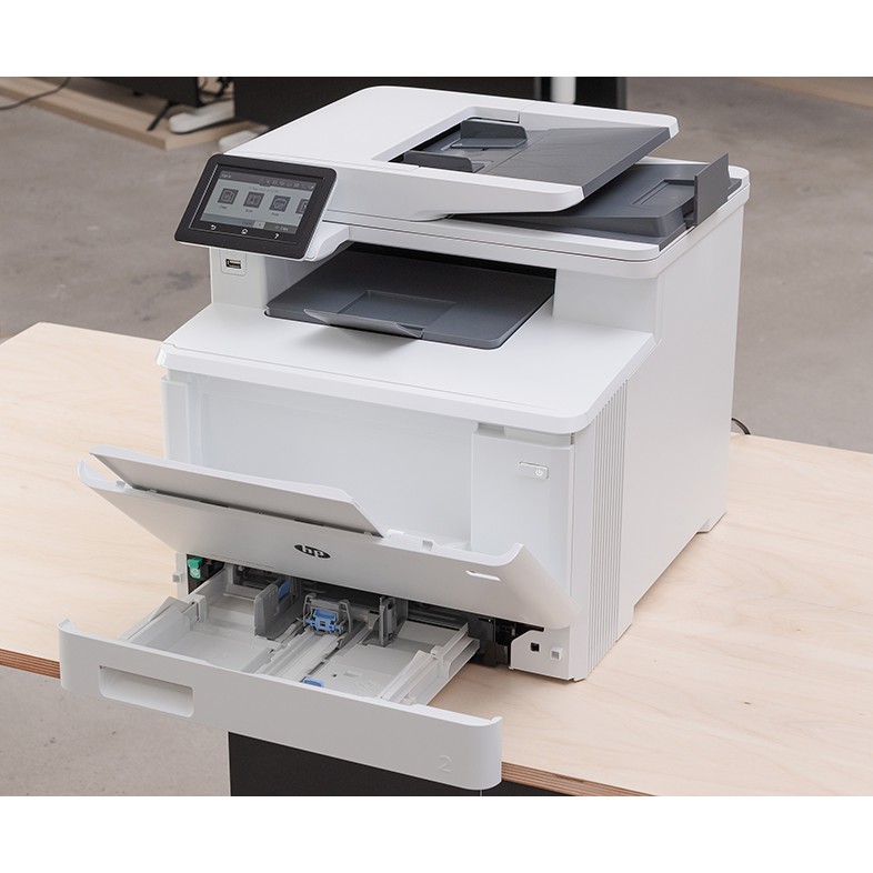 Máy in HP Color LaserJet Pro MFP M479fdw, A4 laser màu, Đa chức năng, In hai mặt tự động, khay ADF, USB, Wifi, Ethernet