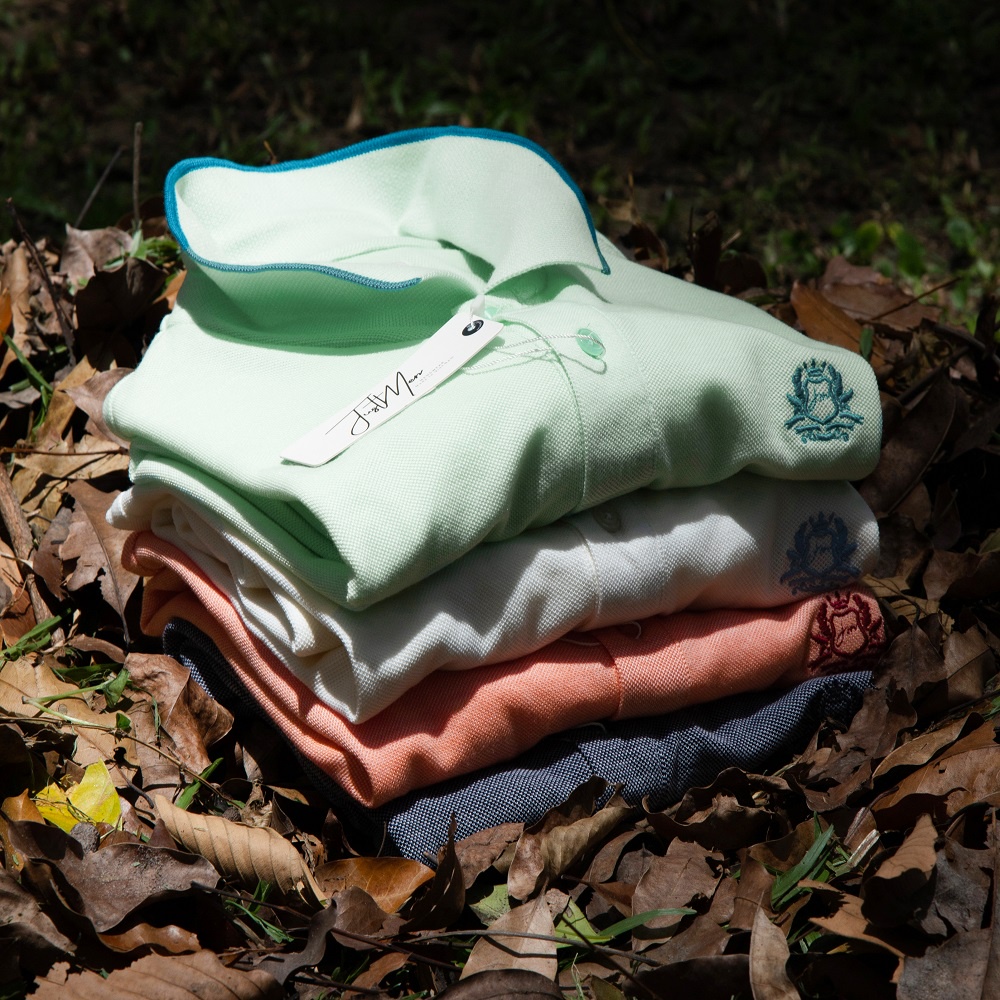 [Mã BMLTA35 giảm đến 35K đơn 99K] Áo Polo Trơn Viền Nổi Bật Just Men 220095