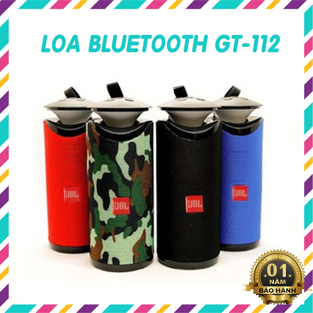 Loa Bluetooth 💖Xả Lấy Lượt Bán💖 Không Dây Mini Cầm Tay BEETEK GT-112 có đèn led siêu ngầu