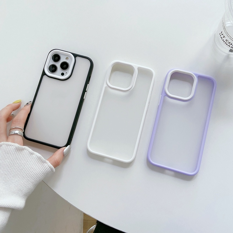 Ốp điện thoại cứng chống dấu vân tay chất lượng cao cho iPhone 11 Pro Max XR X Xs Max 7Plus 8Plus