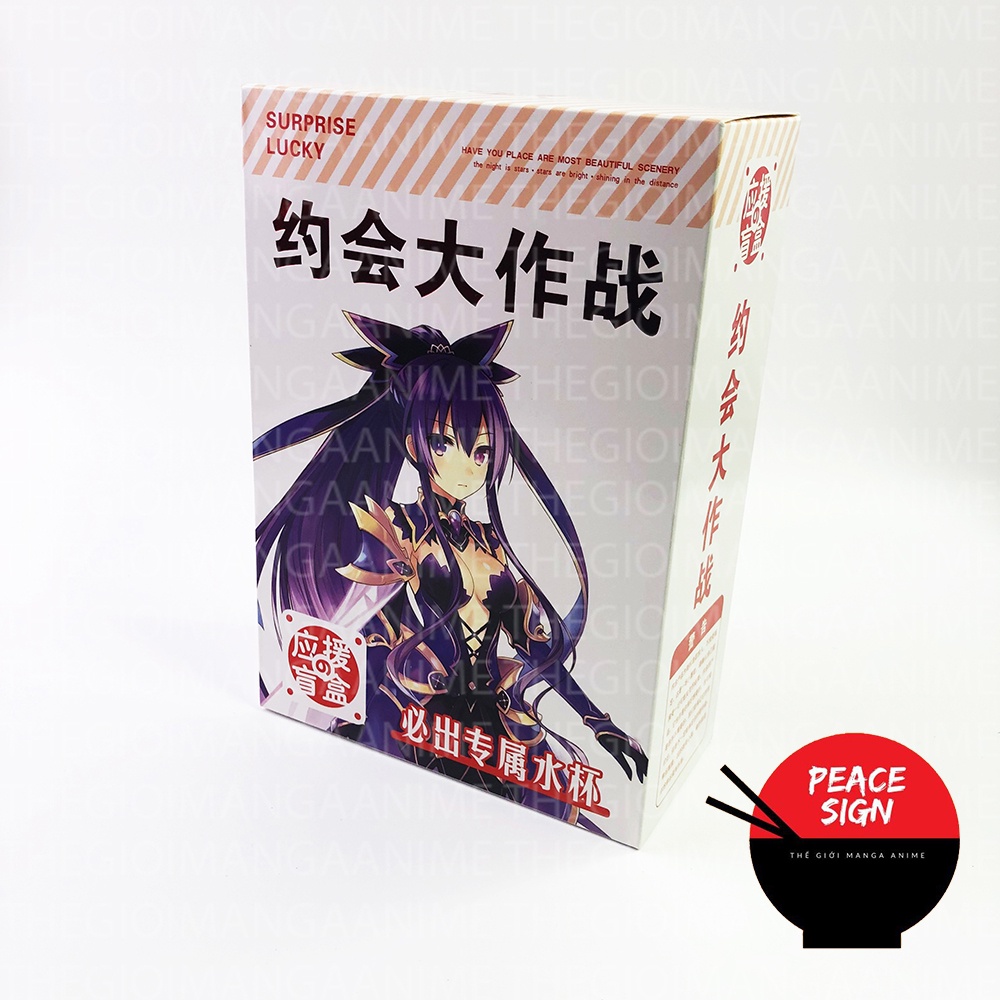 (150) Hộp quà tặng anime DATE A LIVE bình nước bookmark postcard huy hiệu ảnh dán ảnh thẻ poster chibi