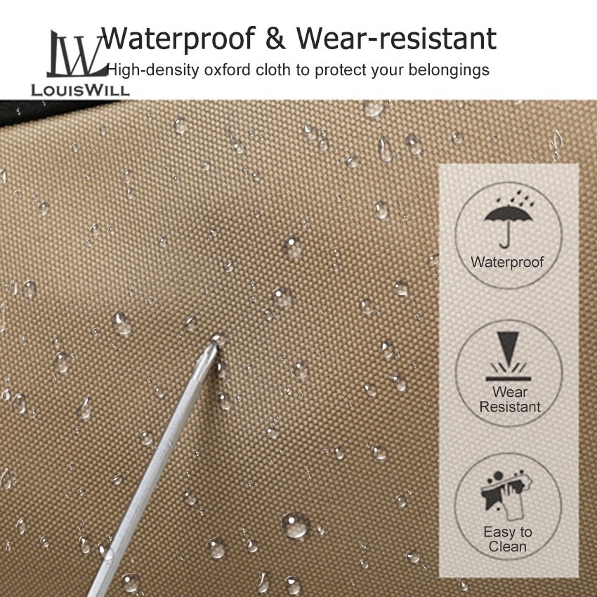 Túi xách du lịch LOUISWILL bằng vải oxford chống thấm nước tiện dụng dành cho nam và nữ