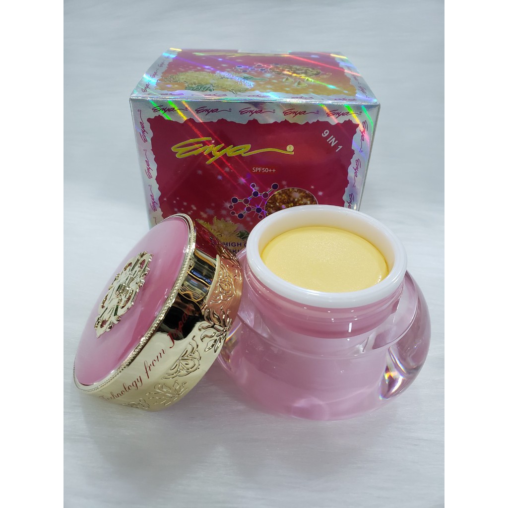 KEM ENYA VÀNG XOÁ THÂM NÁM - PHỤC HỒI DA 9 TRONG 1 - 25G - ENYA WHITENING COLLAGEN GOLD AGE-DEFYING CREAM