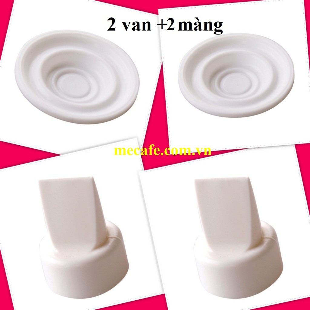 Combo 2 màng 2 van chân không- Phụ kiện máy hút sữa Unimom ( kèm bill + clip)