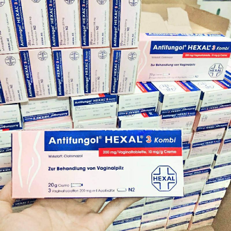 LÀM SẠCH HEXAL ĐỨC 1 VỈ VÀ KEM BÔI