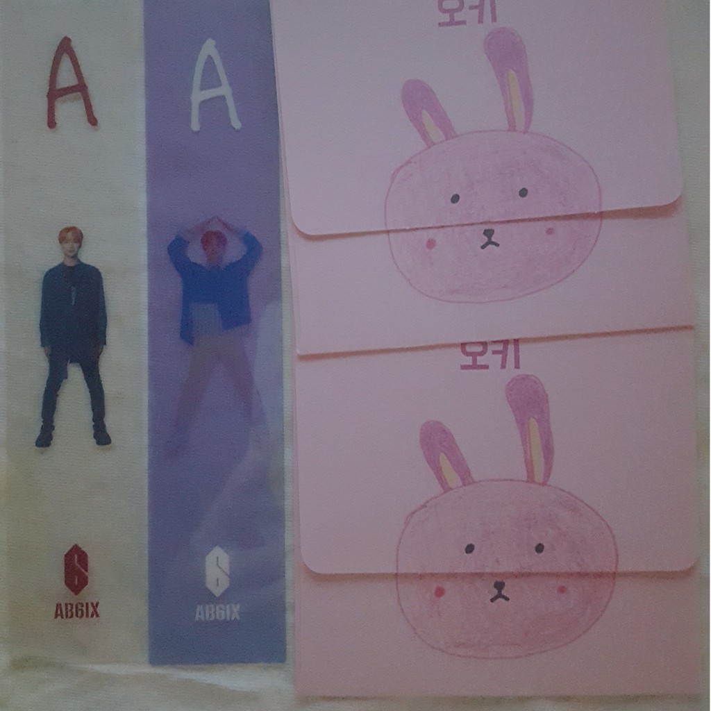 #MéoStore Lẻ bookmark, envelop off AB6IX hàng có sẵn