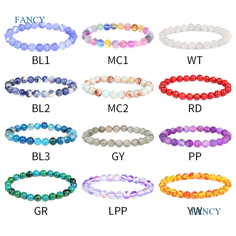 Vòng Tay Chuỗi Hạt Đá Tự Nhiên 8MM Cho Nam Và Nữ