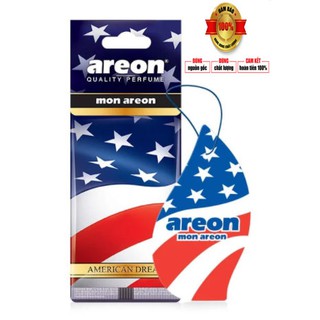 Lá thơm treo ô tô Areon hương America Dream (TƯƠI MÁT, SẢNG KHOÁI) - Areon Mon America Dream