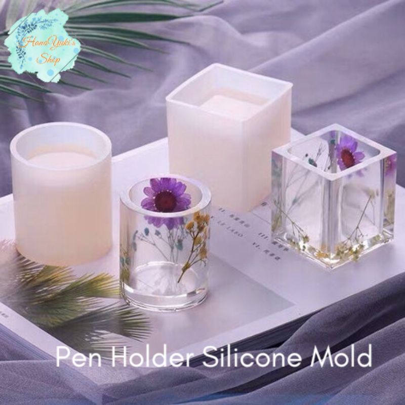 Khuôn silicon lọ cắm, chậu đựng thủ công đổ Resin,Jesmonite, thạch cao, xi măng, nến..