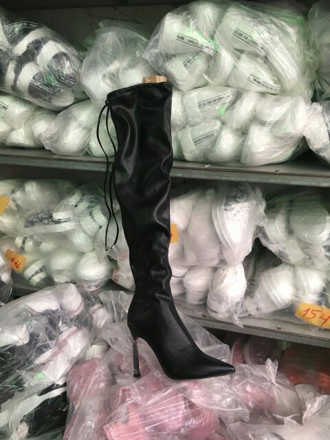 boot đùi gót nhọn hàng cao cấp chất da | BigBuy360 - bigbuy360.vn