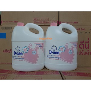 (SGT) Nước Giặt Dnee màu Hồng Thái Lan 3000ml (3 lít)
