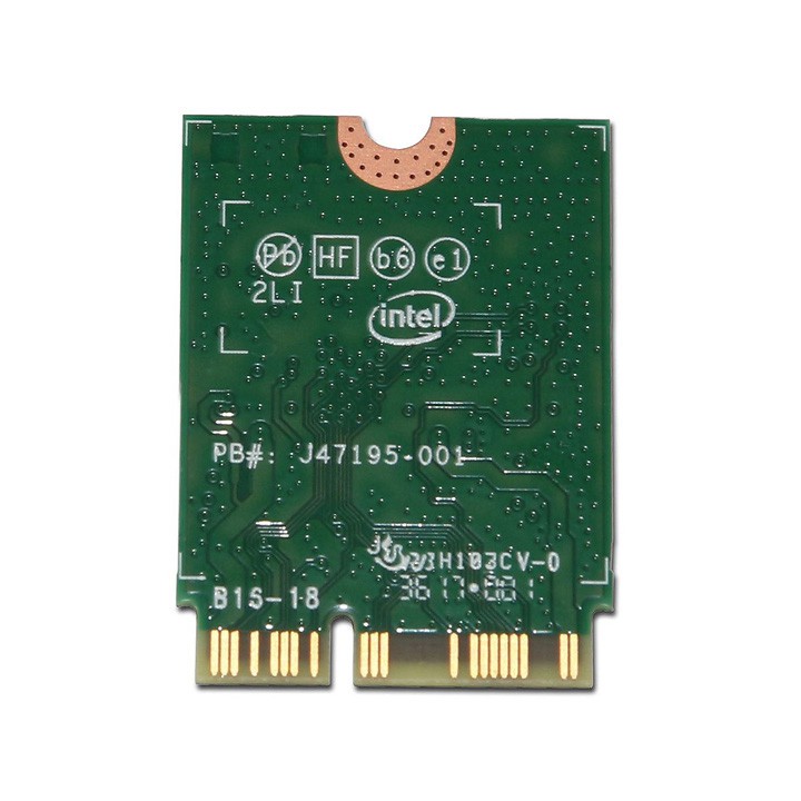 Card wifi chuẩn AC MU-MIMO 1.73Gbps tích hợp bluetooth 5.0 Intel 9560NGW PK04