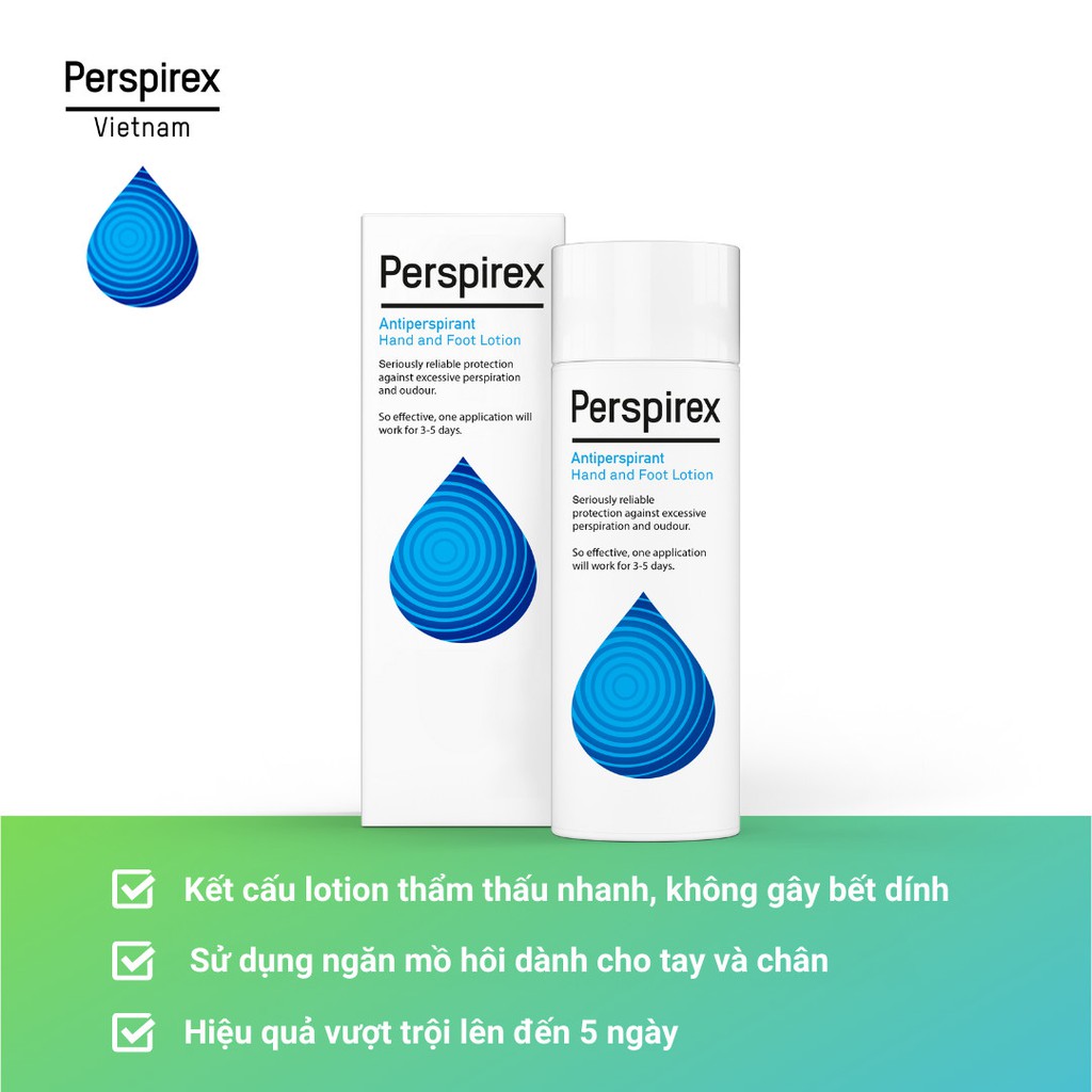 Lotion ngăn mồ hôi tay chân hiệu quả đến 3 ngày Perspirex Foot Lotion 100ml | BigBuy360 - bigbuy360.vn