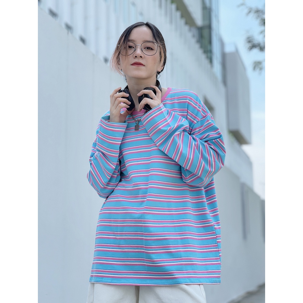 Áo nỉ nam nữ kẻ ngang MINION CLOTHING oversize Unisex form rộng sweater Ulzzang Streetwear Hàn Quốc chất da cá A3037 | BigBuy360 - bigbuy360.vn