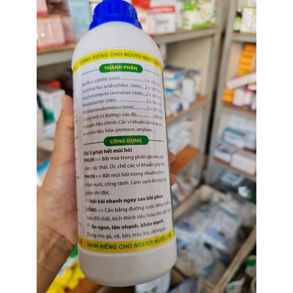 KHỬ MÙI CHUỒNG TRẠI 1 lít