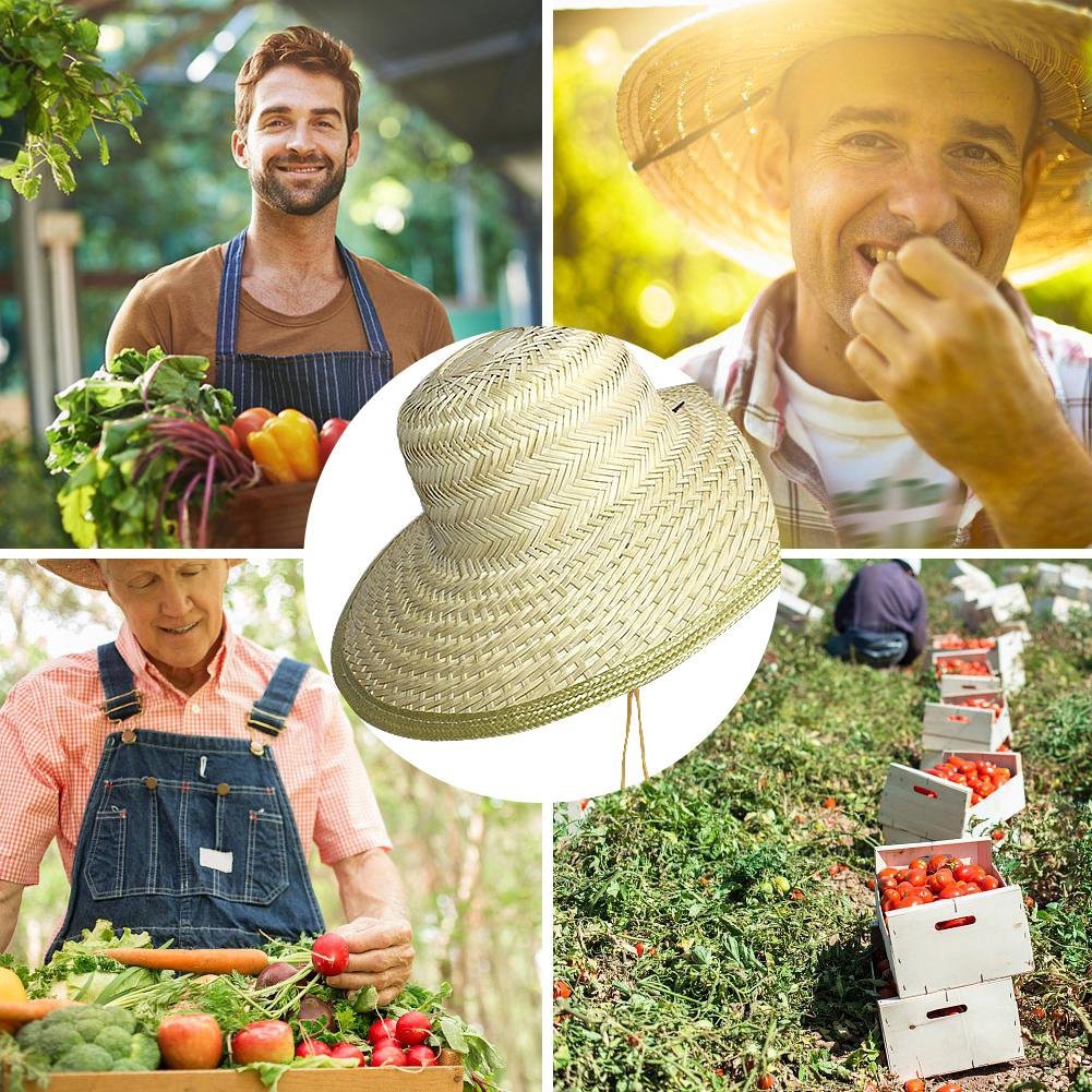 Mũ rơm vành rộng để che nắng thời trang nam nữ