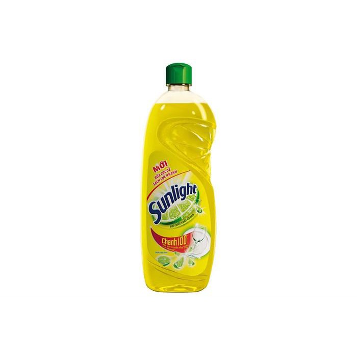 Nước rửa chén chanh 100 sunlight chai 400g