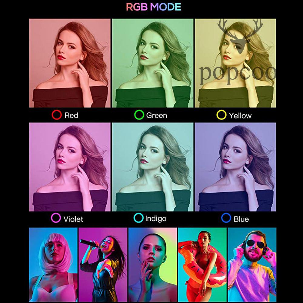 Đèn Led Tròn Mini Có Kẹp Gắn Điện Thoại Hỗ Trợ Quay Video / Chụp Ảnh Tự Sướng Tích Hợp Pin Có Thể Sạc Lại | BigBuy360 - bigbuy360.vn