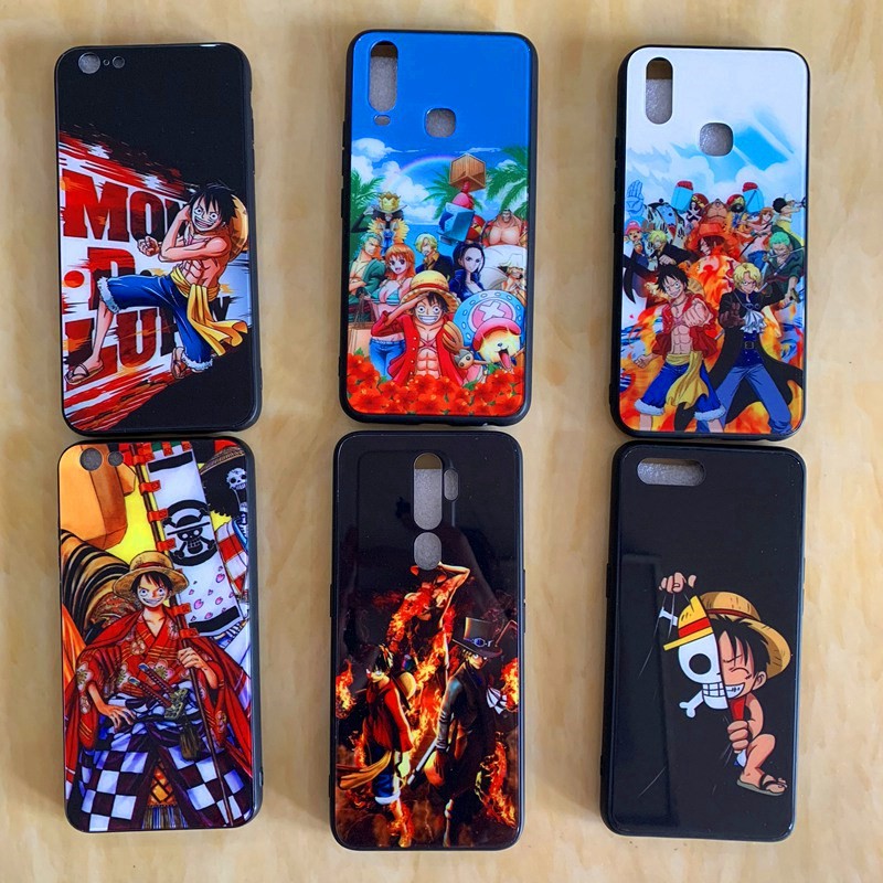 Ôp Điện Thoại Kính Cường Lực Cứng Chống Sốc In Hình one piece Cho xiaomi poco x3 nfc Ốp