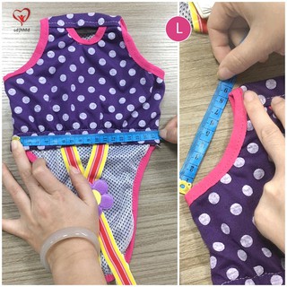 Quần yếm chấm bi dễ thương cho thú cưng