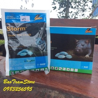 Thuốc trừ chuột Storm nhập khẩu từ Đức gói 20 viên