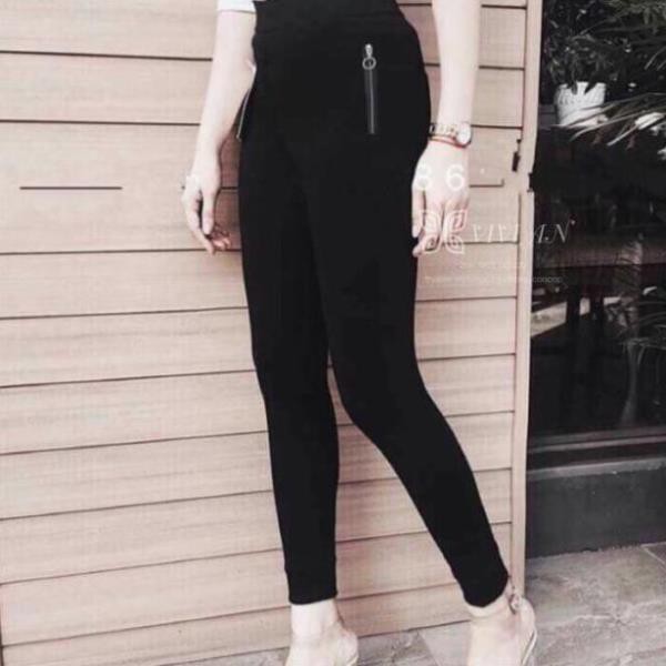 Quần Legging [Giá Sỉ] Legging Umi khóa sườn cao cấp, chất dày dặn, không bai - không xù, hàng VNXK