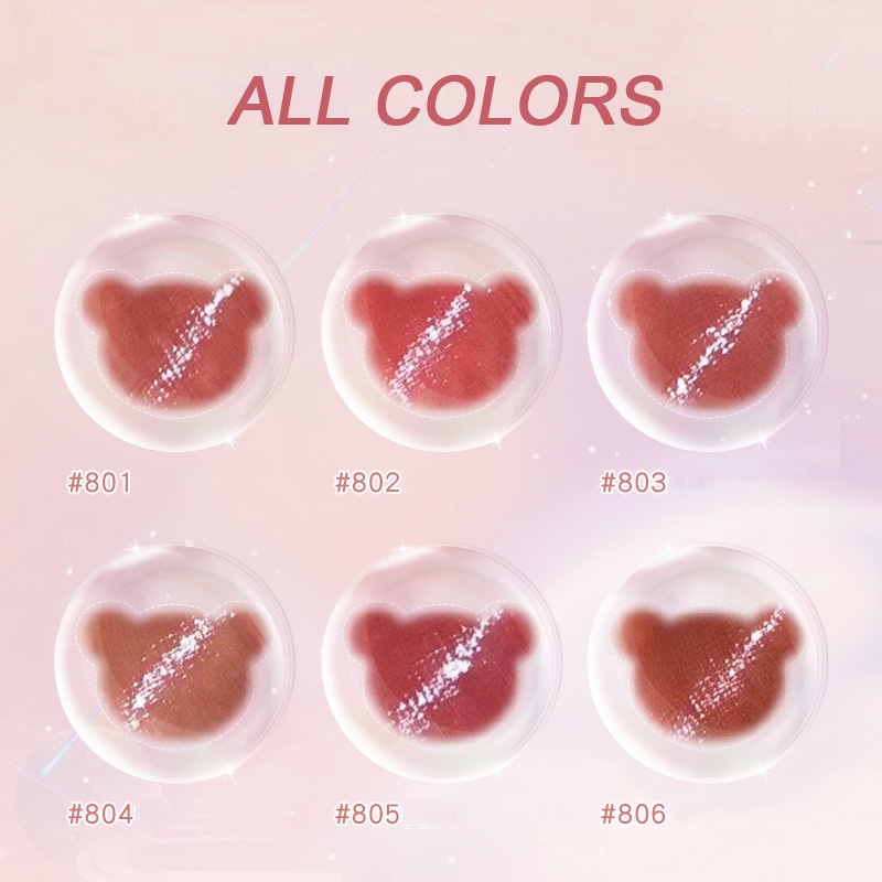 Son Thỏi Bóng GOGO TALES Bear Brick Mirror Light Watery Lipstick