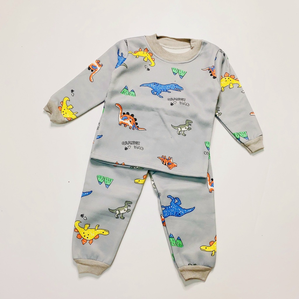 Bộ nỉ cho bé 12-24kg chất nỉ bông dày dặn co giãn tốt cho bé trai bé gái