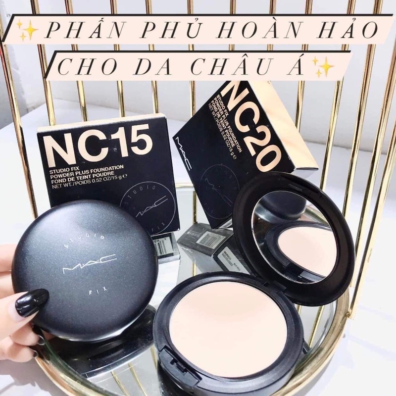 Phấn phủ Mac Studio Fix Powder NC15, NC20, NC25