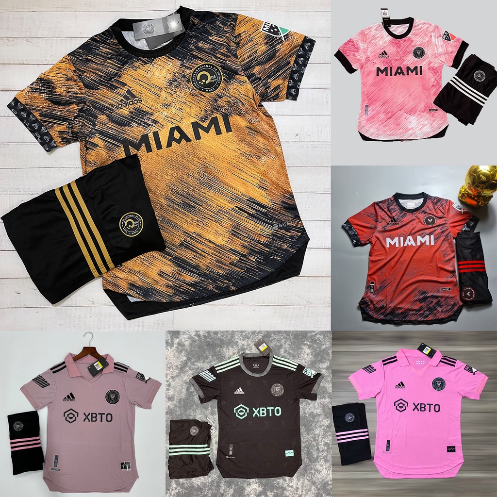 Áo Bóng Đá/Quần Áo Bóng Đá CLB MIAMI - Vải Polyester Thái Cao Cấp