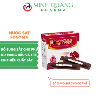 Sắt nước FOGYMA dạng ống uống bổ sung sắt cho cơ thể hộp 20 ống