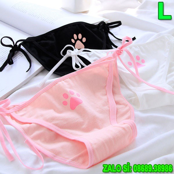 SỈ ZALO RẺ HƠN_ Quần Lót Buộc Dây Dấu Chân Siêu Đẹp M063 Size L