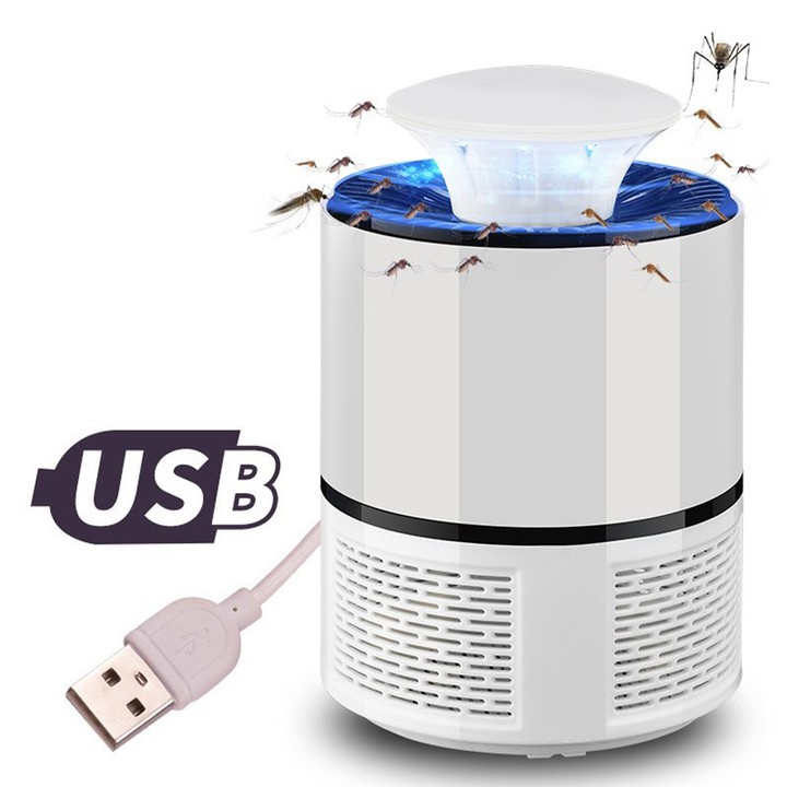 Đèn bắt muỗi cắm cổng USB KIÊM ĐÈN NGỦ LED 360