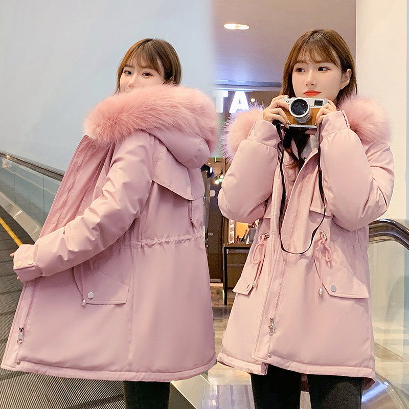 Áo khoác phao nữ lót lông Quảng Châu AK364
