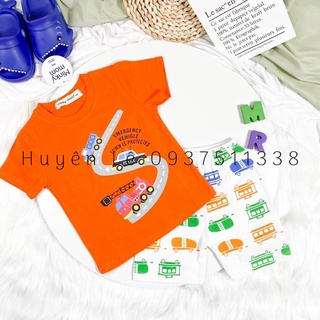 Bộ cộc tay minky mom thun lạnh quần in hoạ tiết dễ thương -th100