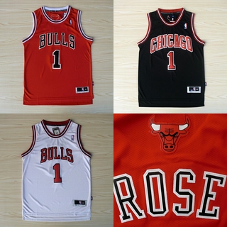 Áo đồng phục bóng rổ in logo đội 1 Derrick Nba Chicago Bulls