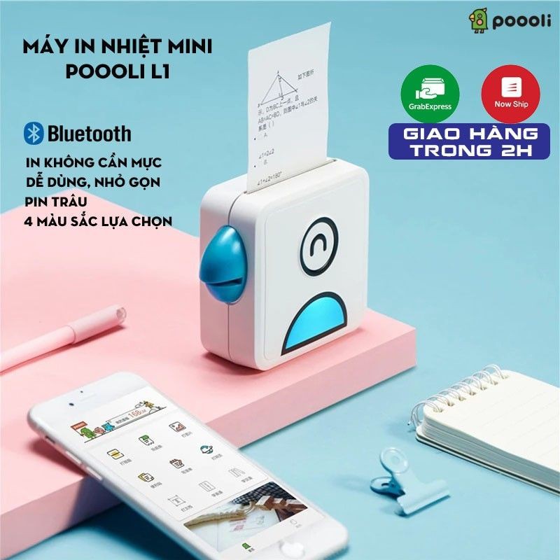 [Thanh Lý Siêu Rẻ ] Máy in bluetooh Poooli L1