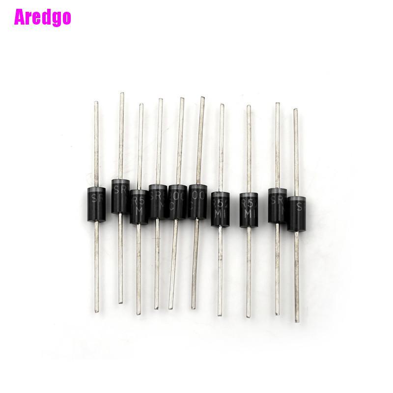 Bộ 10 đi ốt bán dẫn SR5200 SB5200 MBR5200 5A 200V DIP