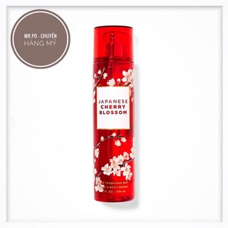 Xịt toàn thân body mist bath and body works - japanese cherry blossom 30ml/50ml/100ml ⁻ ᴾᴱᴿᶠᵁᴹᴱᵀᴱˢᵀᴱᴿˢᵀᴼᴿᴱˢᴳ ⁻