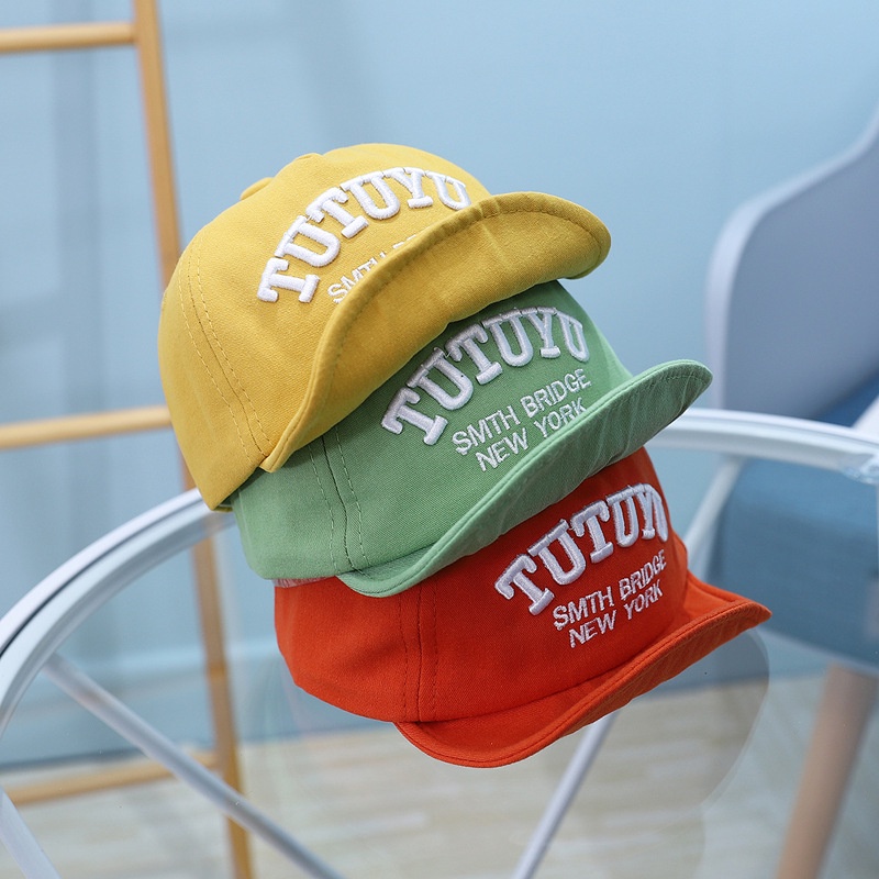 Mũ 8830 thêu chữ thời trang mùa xuân 2020 cho bé