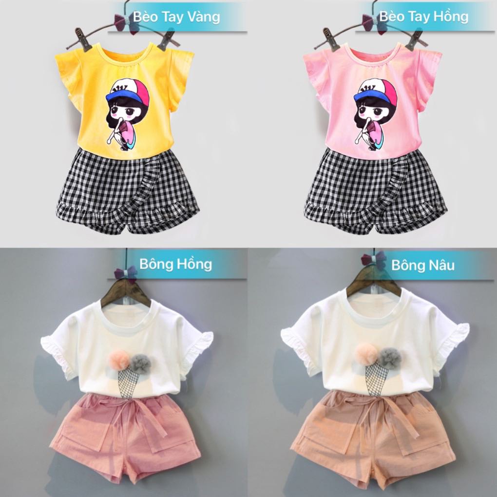 Quần áo trẻ em-thời trang cho bé - set bộ đồ cho trẻ nhỏ trang phục đẹp chất liệu cotton thoáng mát quần áo bé trai, gái