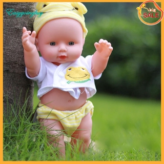 Đồ chơi búp bê em bé 30cm bằng silicon