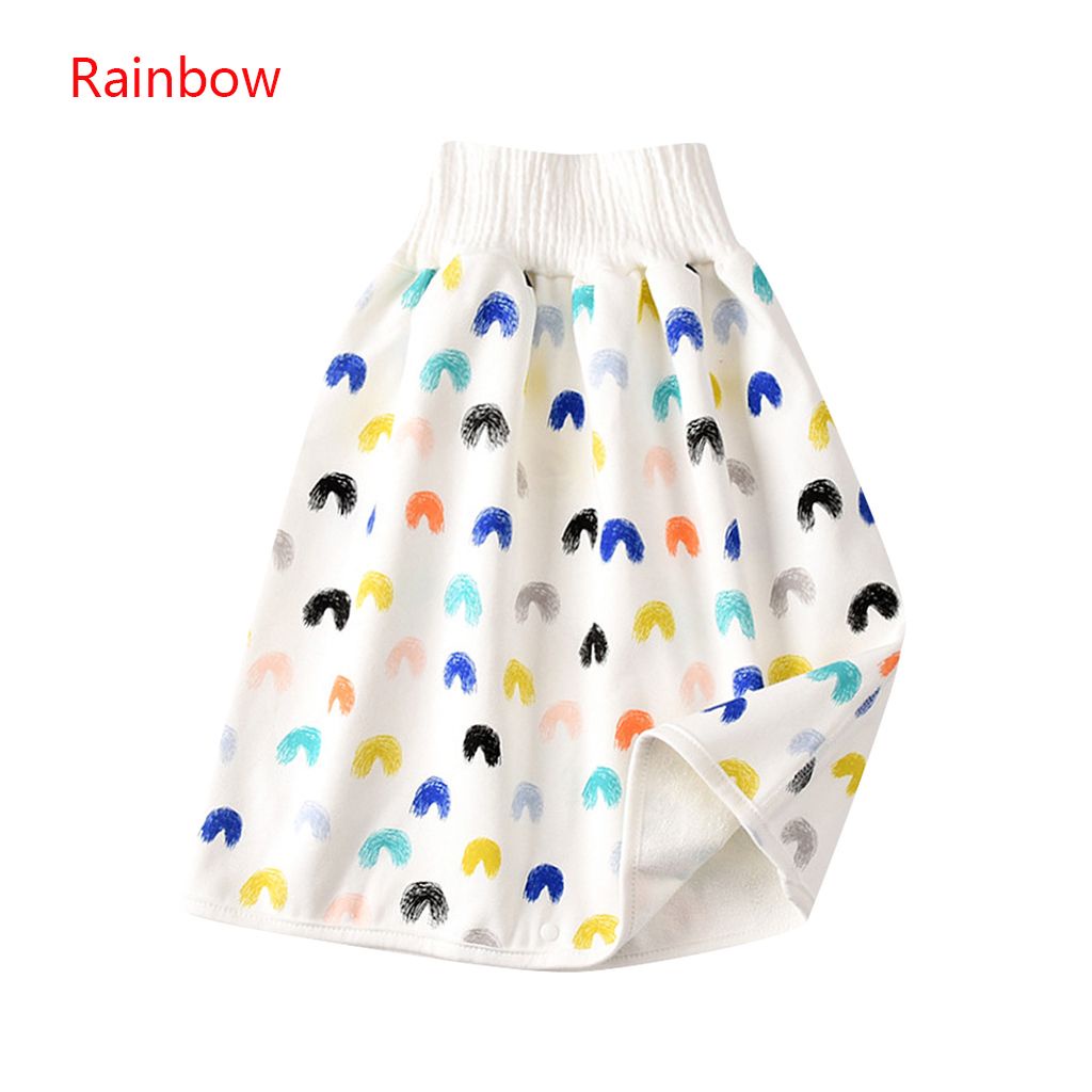 Quần chất liệu sợi cotton tre thoải mái chống thấm nước chống tè dầm dễ giặt sạch dùng mặc kèm tã/váy/quần đùi cho bé