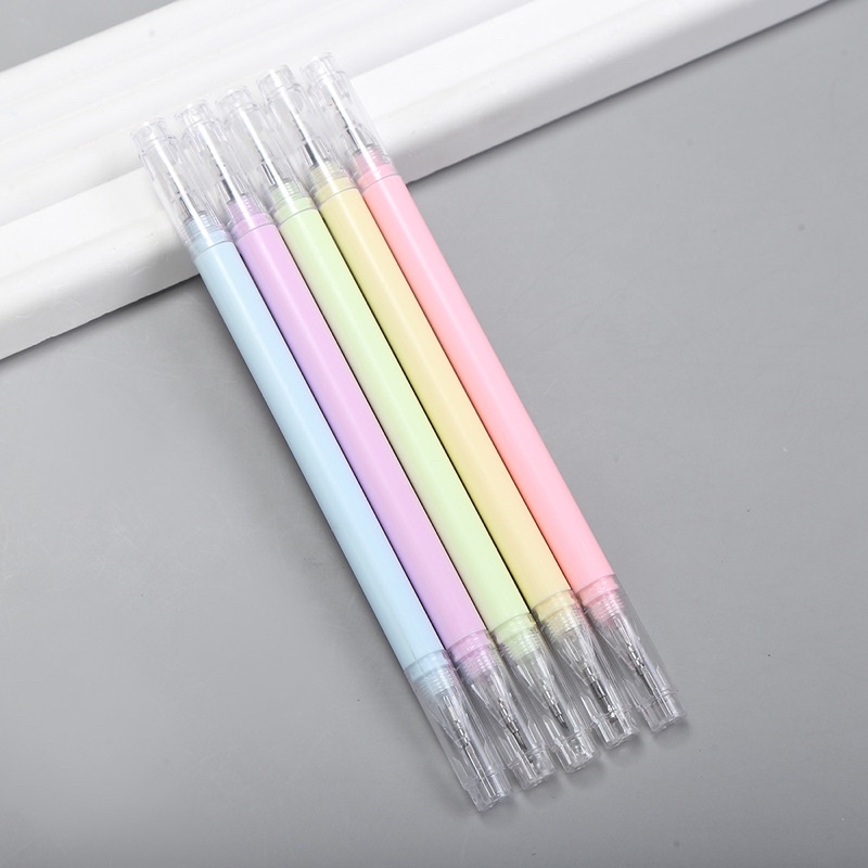 Bút Bi + Dao Cắt Washi Tape 2 Đầu B60 Hình Chiếc Bút Dùng Cắt Sticker, Khắc Trổ Giấy Gỗ, Làm Sổ Tay Bullet Journal 2022