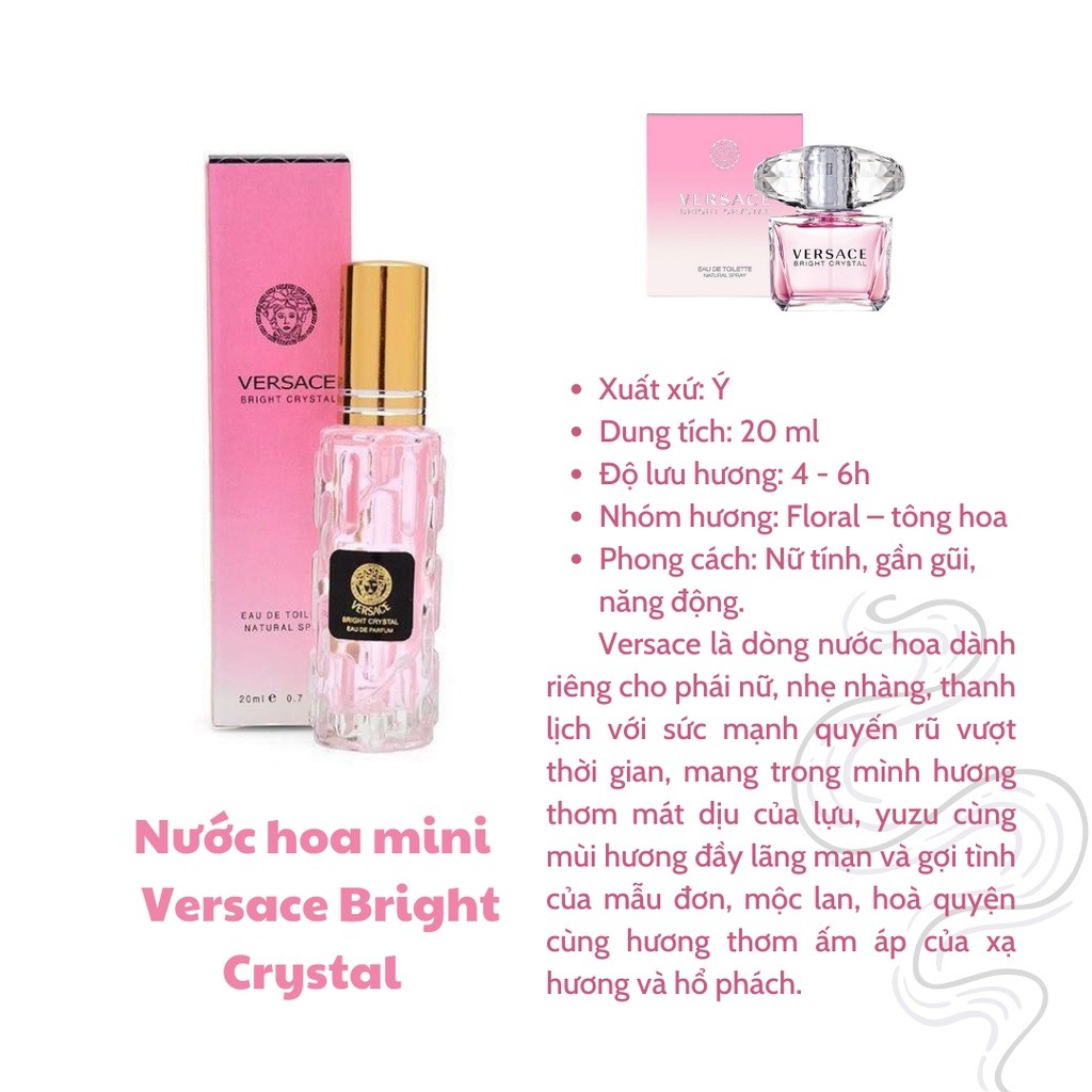 Nước hoa chiết mini dạng xịt 20ml